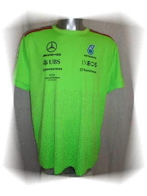 T-shirt Vert Fluo  AMG PETRONAS F1  Motorsport Mercedes  T XXL - Photo 1/4