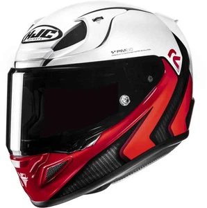 HJC RPHA 12 KOS MC1 White Black Red Full Face Motorcycle Helmet - Picture 1 of 3