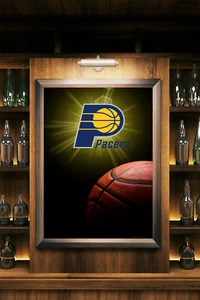 Indiana Pacers NBA Basketball Home Decor Wall Art Print Poster LARGE 36x24 - Picture 1 of 3