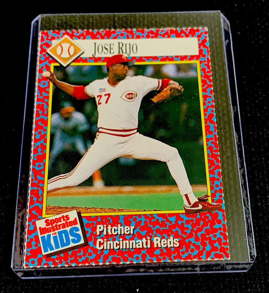 JOSE RIJO Rare Cincinnati Reds 1991 Sports Illustrated for Kids SI World Series - Image 1 of 2