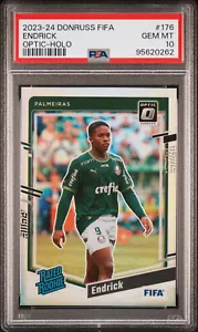 2023-24 PANINI DONRUSS FIFA | OPTIC-HOLO Palmeiras #176 ENDRICK RC PSA 10 - Bild 1 von 2