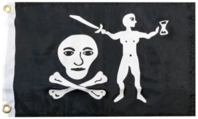 12x18 WALTER KENNEDY PIRATE Boat FLAG - Image 1 of 2