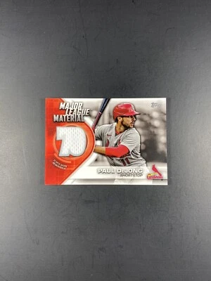 2021 Topps Series 1 #MLM-PD Paul DeJong Major League Materials Jersey Relic - Image 1 of 2
