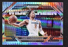 2023-24 Prizm Draft Picks Widescreen Silver #19 Cade Cunningham