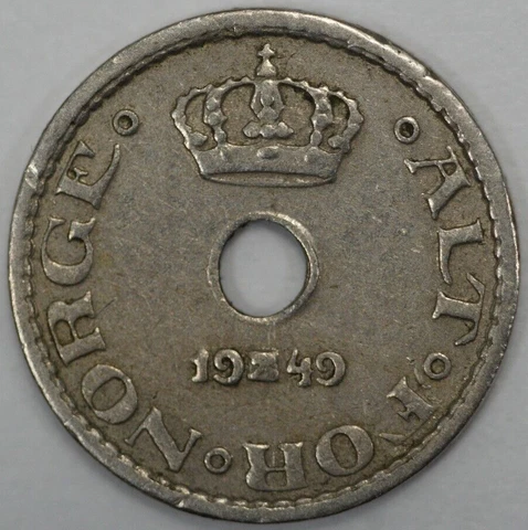 1949 Norway 10 Ore Cover