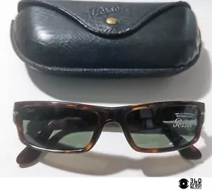 Persol 2718-S occhiali da sole marrone tartarugati 2000s (small) NOS custodia - Imagen 1 de 10