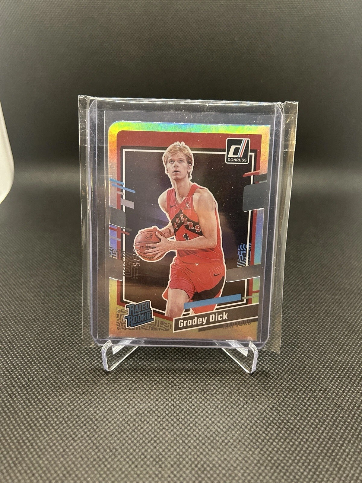 2023-24 Donruss GRADEY DICK Press Proof Silver Die Cut Rated Rookie 17/75 #247