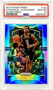 2019 Shai Gilgeous Alexander Panini Silver Prizm Holo PSA 10 Refractor Gem #122 - Picture 1 of 4