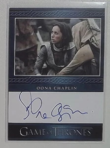 2024 Oona Chaplin als Lady Talisa Maegyr: Game of Thrones: Blue Auto - Bild 1 von 1