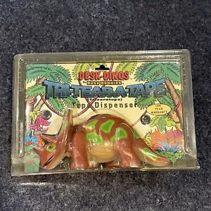 Desk-Dino Tri-Tear-A-Tape Tape Dispenser, Busy Buddies, 1995 Vintage NOS🔥 - Picture 1 of 15