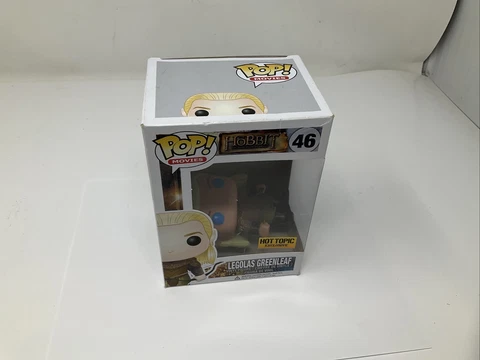 Funko Pop The Hobbit Legolas Greenleaf Blue Eyes Vinyl #46 Used Cover
