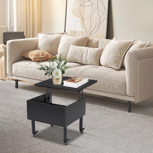 Lift Top Coffee Table Adjustable Height Coffee Table Modern Coffee Table 55*55cm - Picture 1 of 20