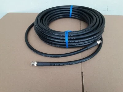 US MADE  RG-213/U   CB  Ham Radio  BNC Male  to  BNC Male  coax cable 100 FT - Image 1 of 2