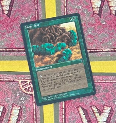 MTG NIGHT SOIL (Everingham) Fallen Empires (Wyvern Back) (OldManMTG 010-576) - Image 1 of 4