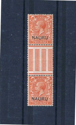 Nauru - 1916 - 2d - Interpneu Pair - SC 4 [SG 4] MNH  VERY RARE 20 - Image 1 of 2