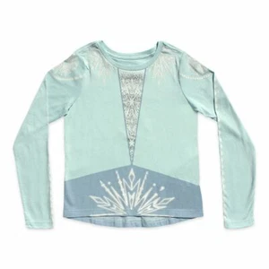 Disney Frozen II Girls Elsa long sleeve crew neck t-shirt  XL- 14 UP TO 164 cm - Picture 1 of 4