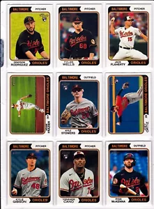 Baltimore Orioles 2023 Topps Heritage High Number Team Set (11) RCs Rodriguez - Picture 1 of 2