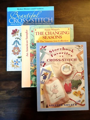 LOT OF 3 Cross-Stitch Books. Susan Winget, Better Home Gardens, Fav. Storybooks - Image 1 of 4