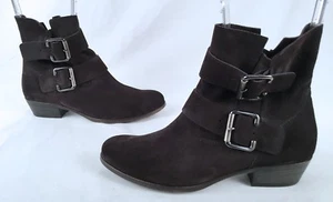 NEW!! Paul Green- 'Carrie' Buckle-Brown-Booties- Size 5.5 US/ 3 AU $380 -(J4) - Picture 1 of 5