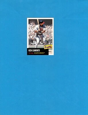 2002 Topps Heritage #293 Ken Caminiti! Atlanta Braves! - Image 1 of 2