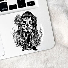Sugar Skull Girl Sticker | Day of the Dead | Dia Los Muertos Skulls Goth Woman