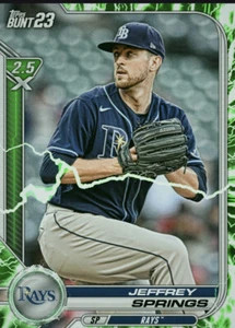 [DIGITAL] Topps Bunt - Jeffrey Springs 2023 Base 23 S1 Tier 7 Green Lightning - Bild 1 von 1