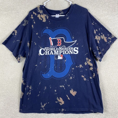 Boston Red Sox Blue XL T Shirt MLB Blue Adult Mens Size XL Short Sleeve Shirt Cover