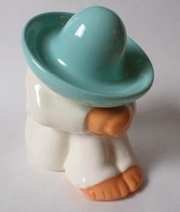Vintage Homco Pedro Siesta schlafender Mann Mexikaner Sombrero Keramik Figur Fiesta - Bild 1 von 1
