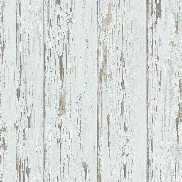 Norwall FH37530 Shiplap Prepasted Wallpaper, Light, Cloud, Waterfall Blue - Image 1 of 1