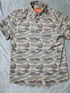 Dixxon Hemd Herren Small Camo Flannel CO All Over Print The Freebird Wick Stretch - Bild 1 von 13