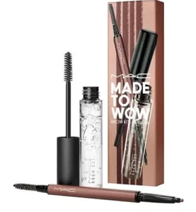 MAC Made To Wow Brow Kit: Auburn - Penny/Clear - Full Size - New w/box - Picture 1 of 5