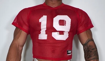 男式复古自行车运动 MESH 衬衫尺寸小号(跑步小号) — 第 1/3 张图片