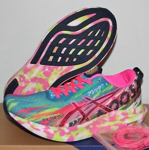 Asics Noosa Tri 13 Running Shoes Womens 7 1012A898-400 Digital Aqua Hot Pink New