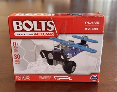 2017 Sealed Bolts Meccano Erector Model Set Plane Spin Master Kit Airplane - Image 1 of 4