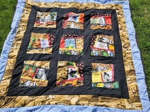 Vintage Handmade ~ The Wizard Of Oz  Blanket, Quilt  Large Dorothy' 60” x 30” - Picture 1 of 6