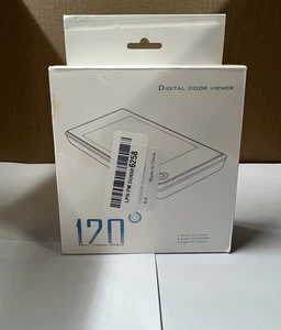 Digital Door Peephole Viewer Camera 120 Real Vision Angle Wide Angle 3.5” (Open - Picture 1 of 4