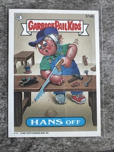 1988 Topps GPK Garbage Pail Kids OS13 #514B HANS OFF - Picture 1 of 2