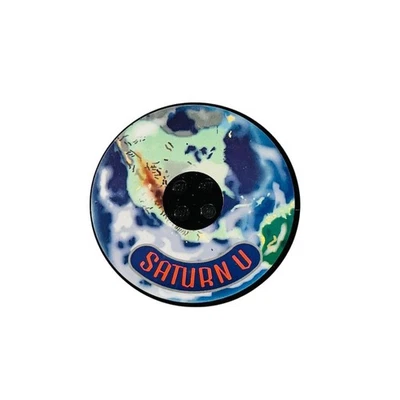 LEGO Discovery Saturn V Mission Azulejo Redondo 8x8 Tierra Pegatina Foto 1 de 2