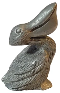 PELICAN Bird - SPOONTIQUES PEWTER Metal Miniature Figurine - Picture 1 of 10