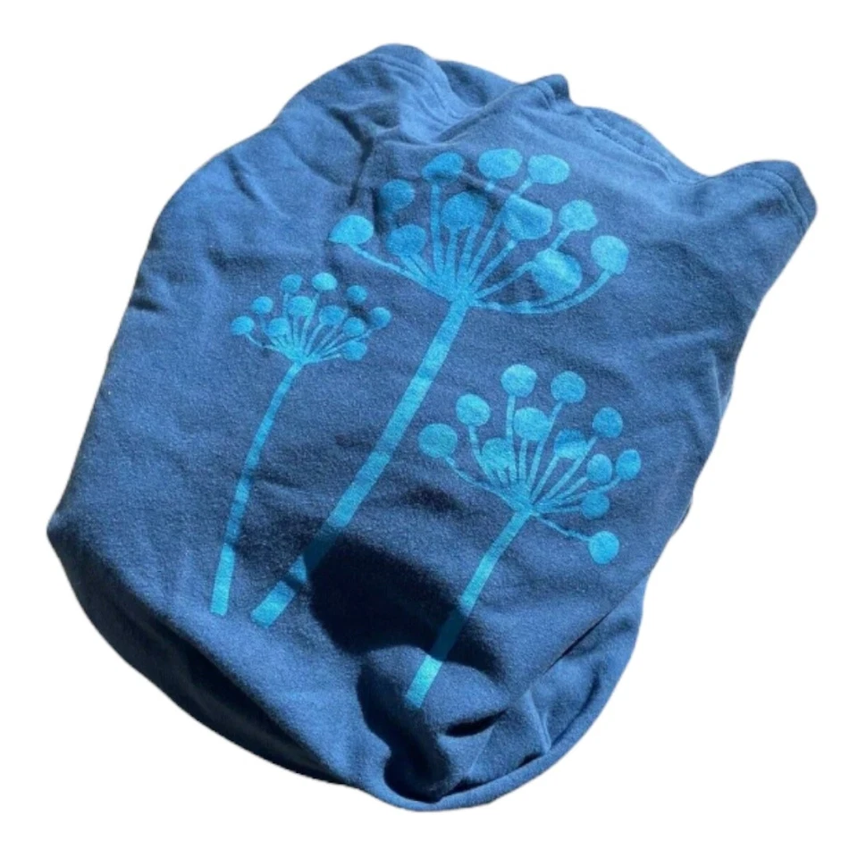 Portabebés Moby Wrap Lotta Jansdotter FLORINA Azul Flores Diseñador Foto 1 de 4