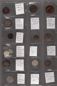 Münzen Altdeutschland - Konvolut von 14 Stück - ss/vz - Bild 1 von 2