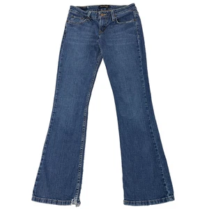 VINTAGE LEVIS 524 Jeans Damen 5 TOO SUPERLOW Blau Denim Low Rise Stretch - Bild 1 von 11