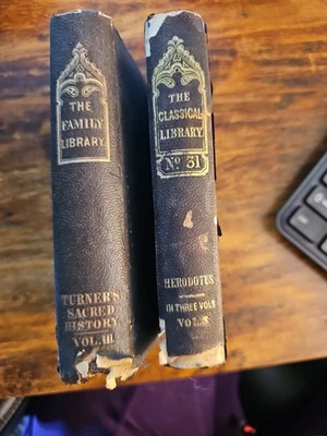 1846–1859 Harper & Brothers Herodotus & Turner Vol III Antique Hardcovers - Imagem 1 de 4