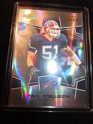 Paul Posluszny Artists Proof 2008 NFL Score Select Buffalo Bills #32/32  - Image 1 of 3