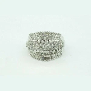  White Gold Diamond Cocktail Ring 1.86CT Discount Jewelry - Picture 1 of 4