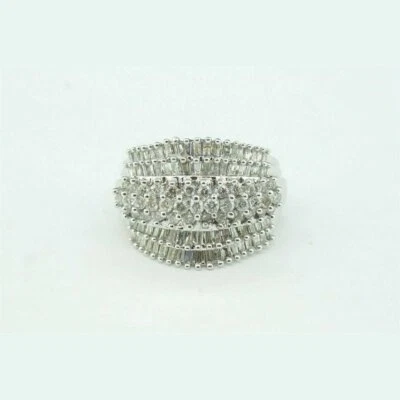  White Gold Diamond Cocktail Ring 1.86CT Discount Jewelry - Image 1 of 4