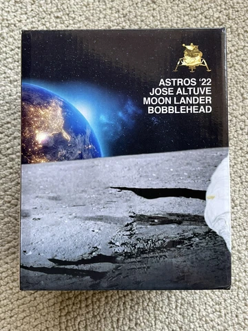 Houston Astros '22 Jose Altuve Moon Lander Bobblehead 7/16/22 New In Box 2022 Cover
