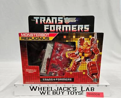 Repugnus 100% Complete W/BOX & INSERT 1987 Vintage G1 Transformers WORKS MIB - Image 1 of 4