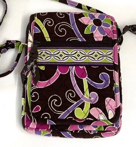 Bolso Bandolera Vera Bradley Mini Hipster Púrpura Punzón Floral - Imagen 1 de 9