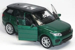 Modellauto Range Rover Sport ca. 11,5cm grün metallic Neuware von WELLY - Bild 1 von 4